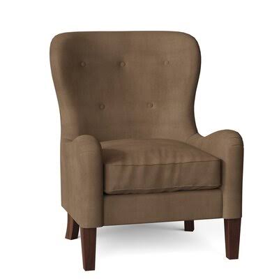 Gilliam 32x22 Wide Tufted Down Cushion Armchair Body Fabric: Tina Coffee