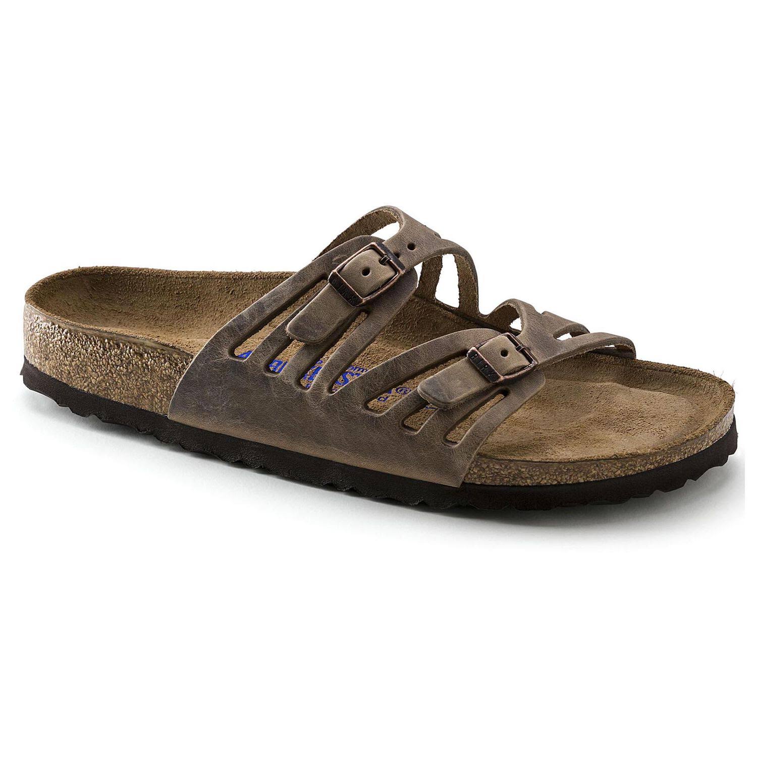Birkenstock Women's Granada Soft Footbed Tobacco Leather