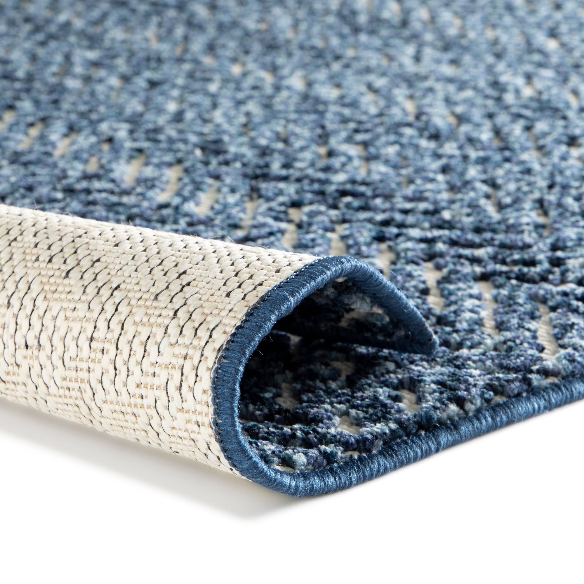 BALTA Tessin Blue 5 ft. x 7 ft. Contemporary Area Rug