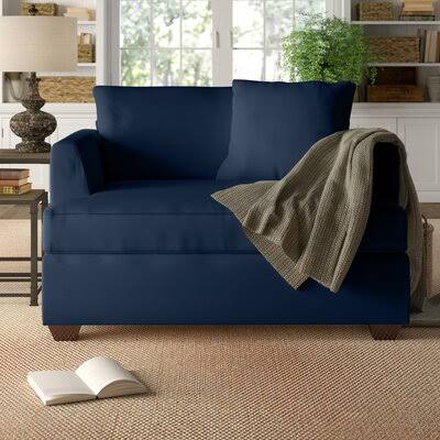 Karley 39x22 Armchair Birch Lane Body Fabric: Sunbrella Spectrum Indigo