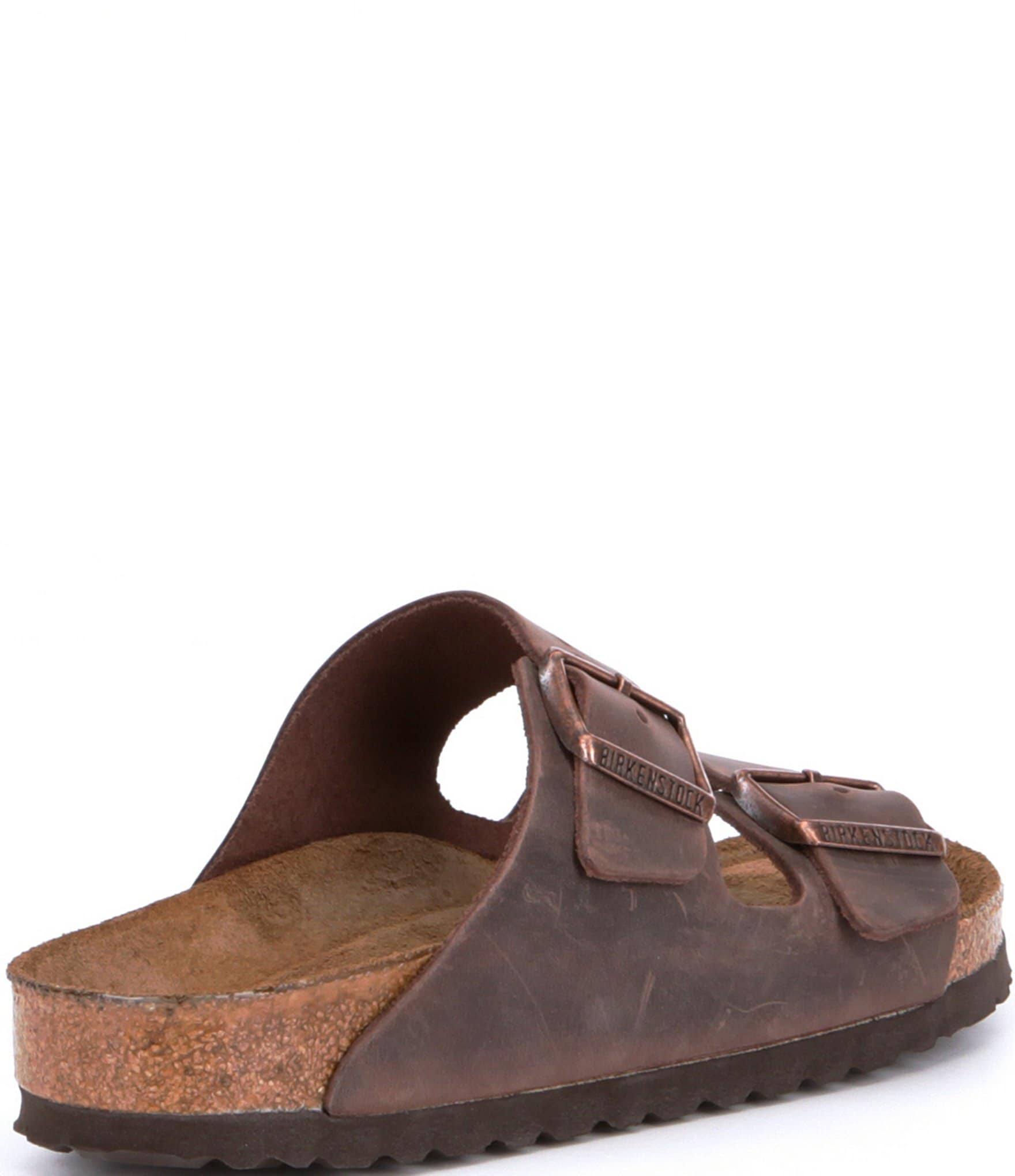 Birkenstock Arizona Soft Footbed (39 Narrow Habana Oiled Leather)