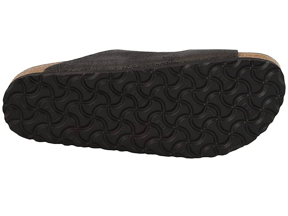 Birkenstock Women's Arizona Sandal - 36 - Washed Metallic Antique Black