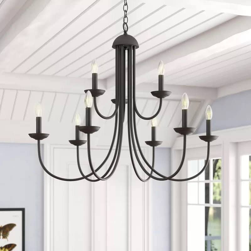 Fennimore 9-Light Candle Style Chandelier Finish: Oil Rubbed Bronze
