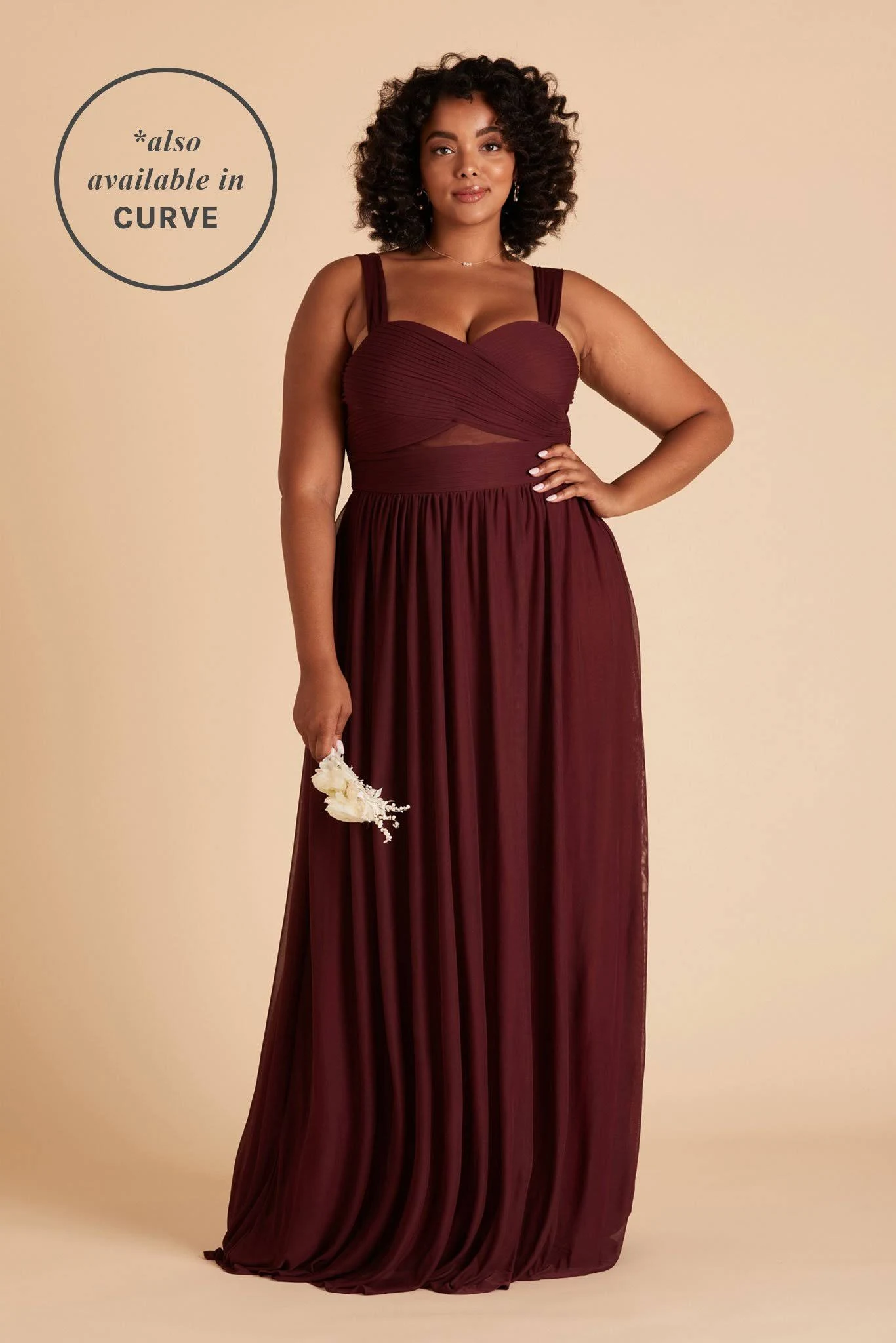 Birdy Grey Elsye Bridesmaid Dress in Cabernet L / Cabernet