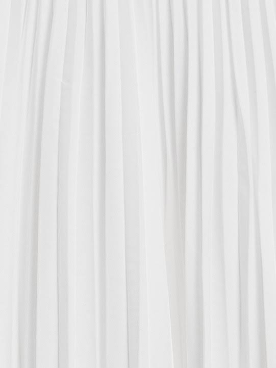 Banana Republic Women's Pleated Poplin Maxi Skirt White Size 2