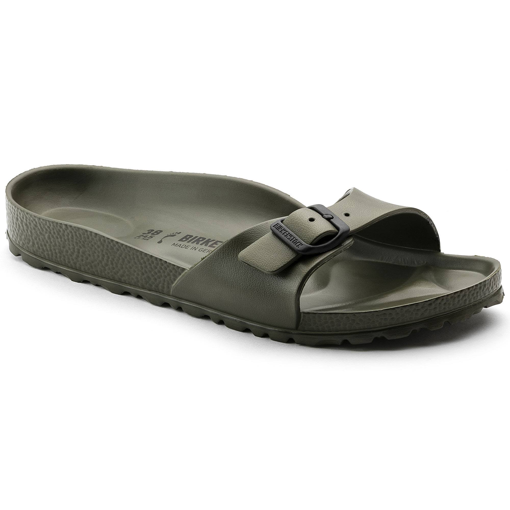 Birkenstock Madrid Eva Khaki One-Strap Sandals