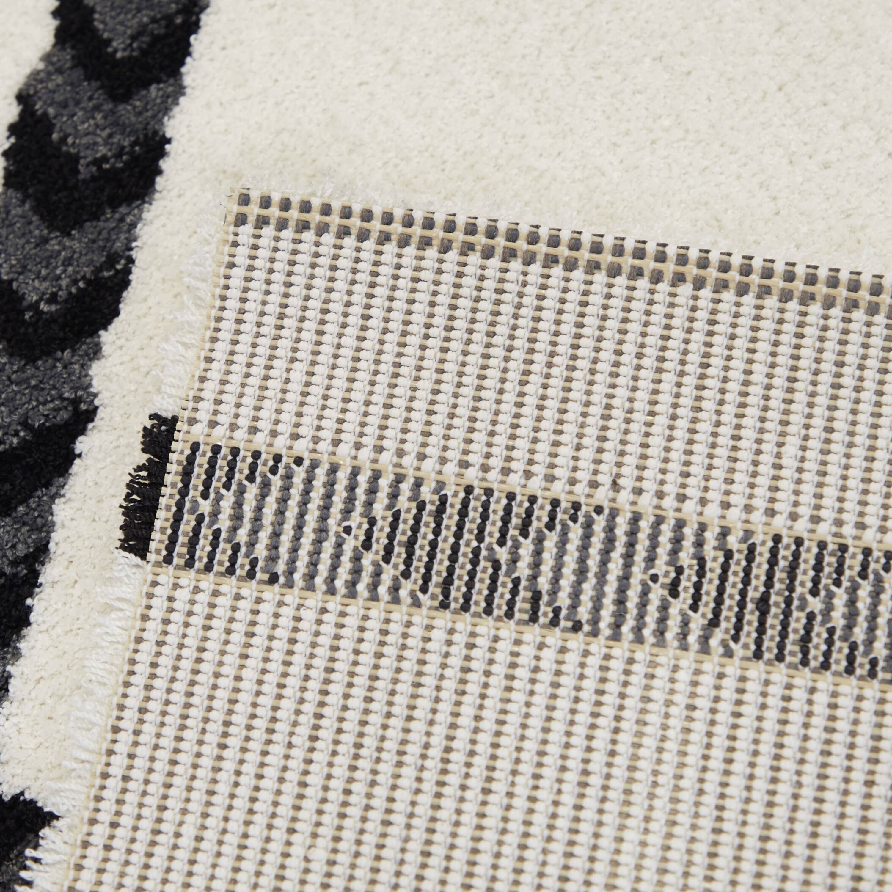 Nigel Modern Trellis Area Rug - 7&10x22 x 10& - Black