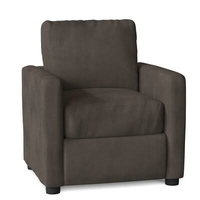 Cambridgeshire 32x22 Wide Armchair Birch Lane Body Fabric: Tina Charcoal