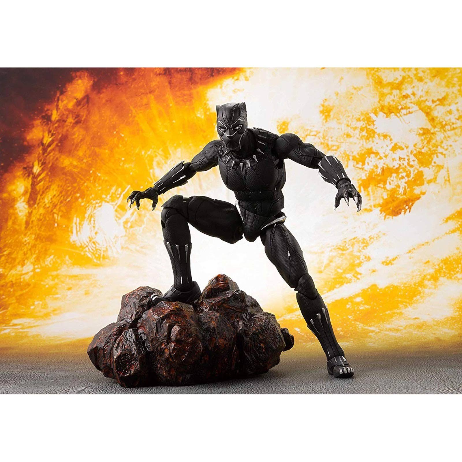 Avengers Infinity War S.H. Figuarts Action Figure Black Panther & Tama