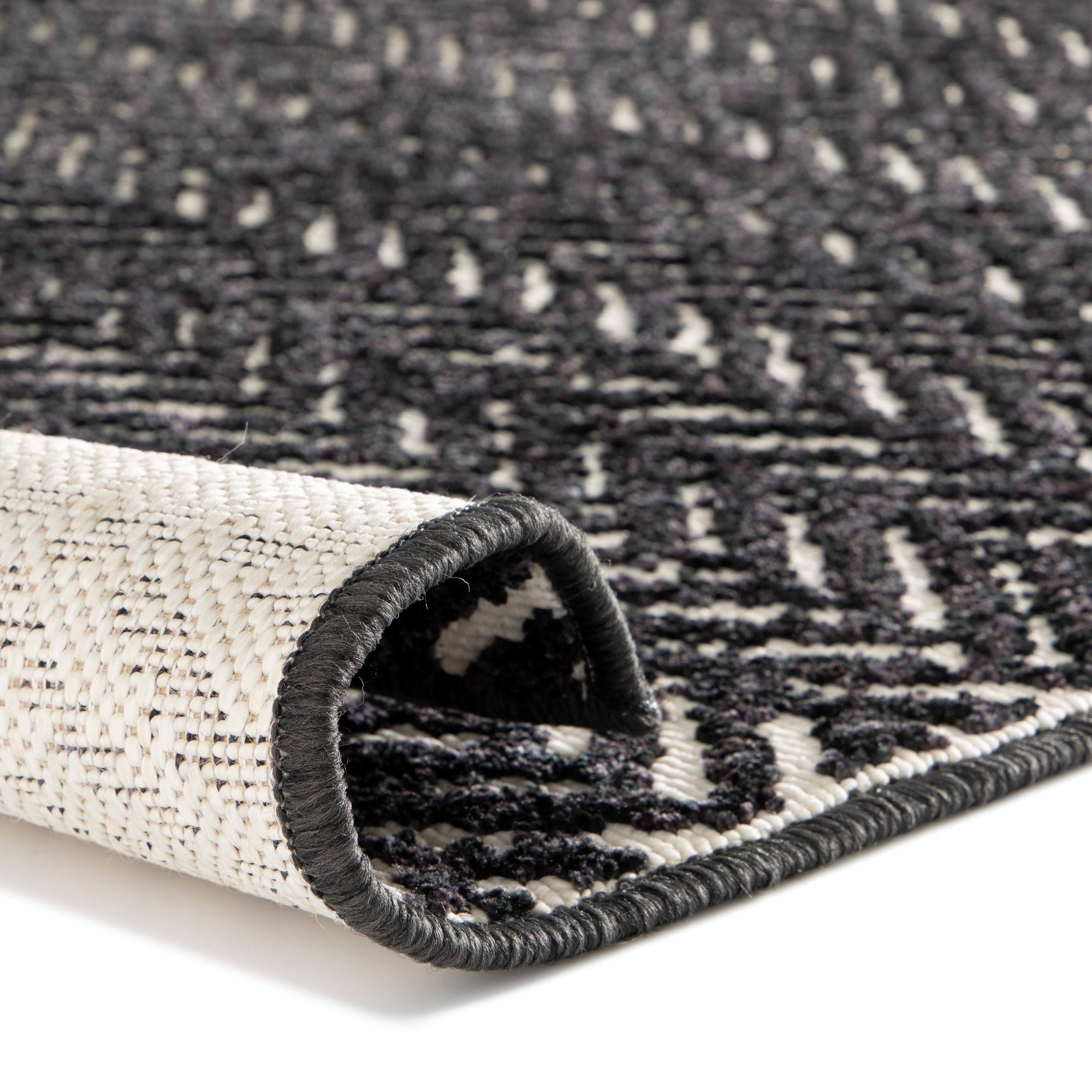 BALTA Tessin Blue 5 ft. x 7 ft. Contemporary Area Rug