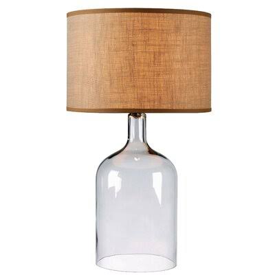 Rondo 30x22 Table Lamp Base Color: Clear