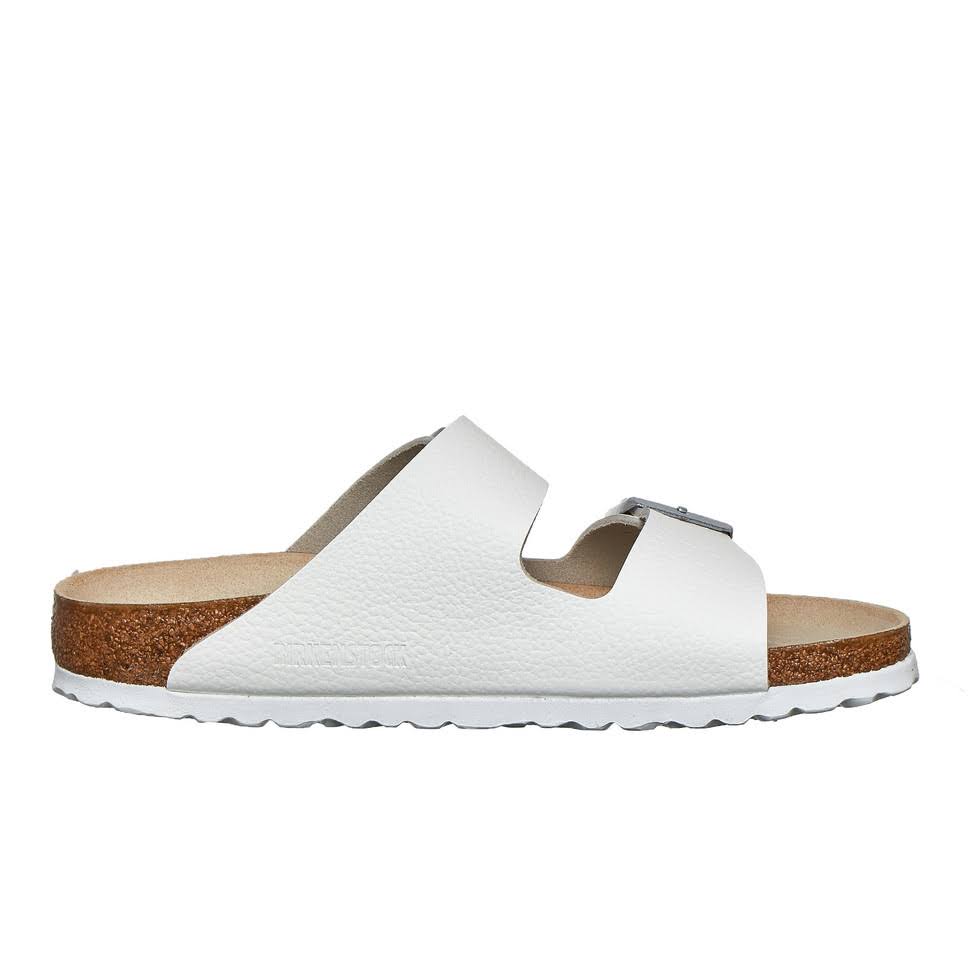 Birkenstock Arizona Smooth Leather Narrow Sandals - White