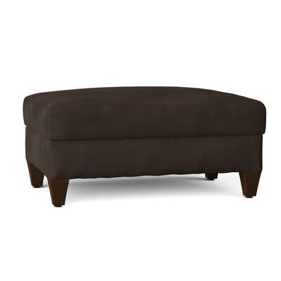 Birch Lane Gillis 28x22 Rectangle Standard Ottoman Body Fabric: Conversation Capri