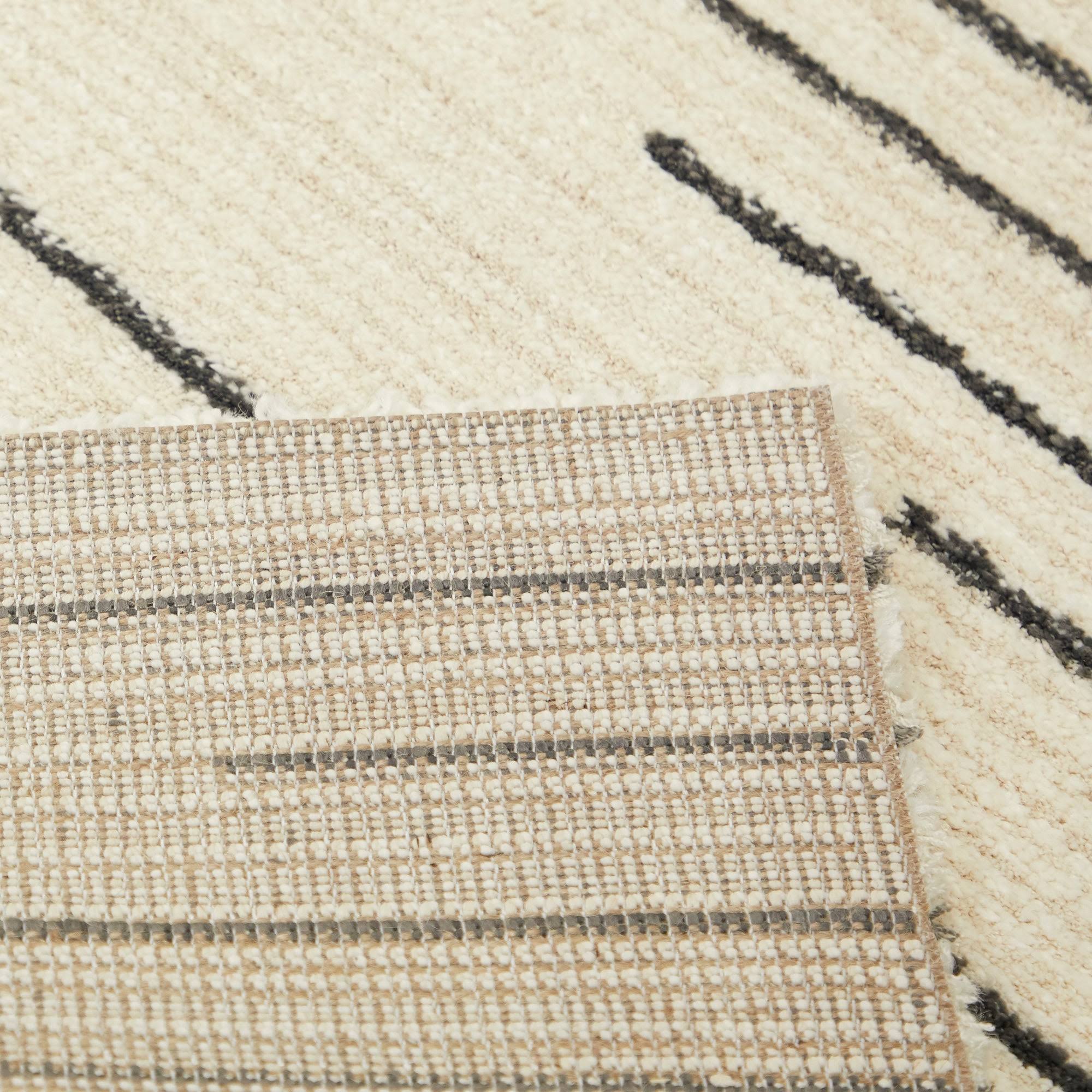 BALTA Chatham Grey 8 ft. x 10 ft. Modern Stripe Area Rug