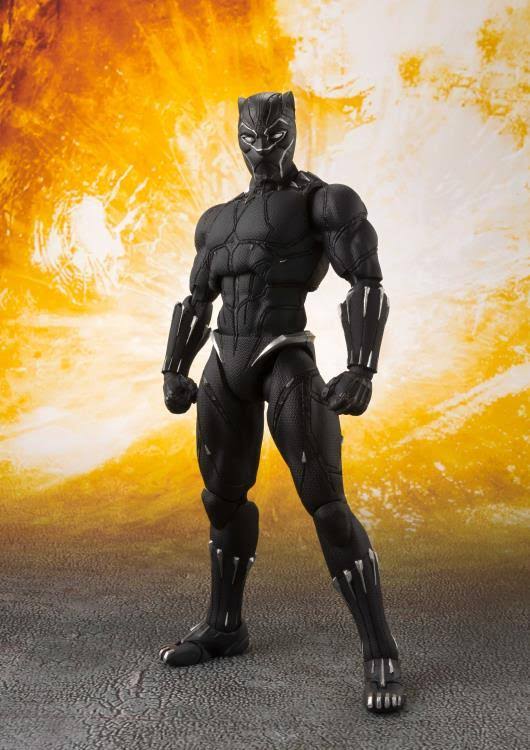Avengers Infinity War S.H. Figuarts Action Figure Black Panther & Tama