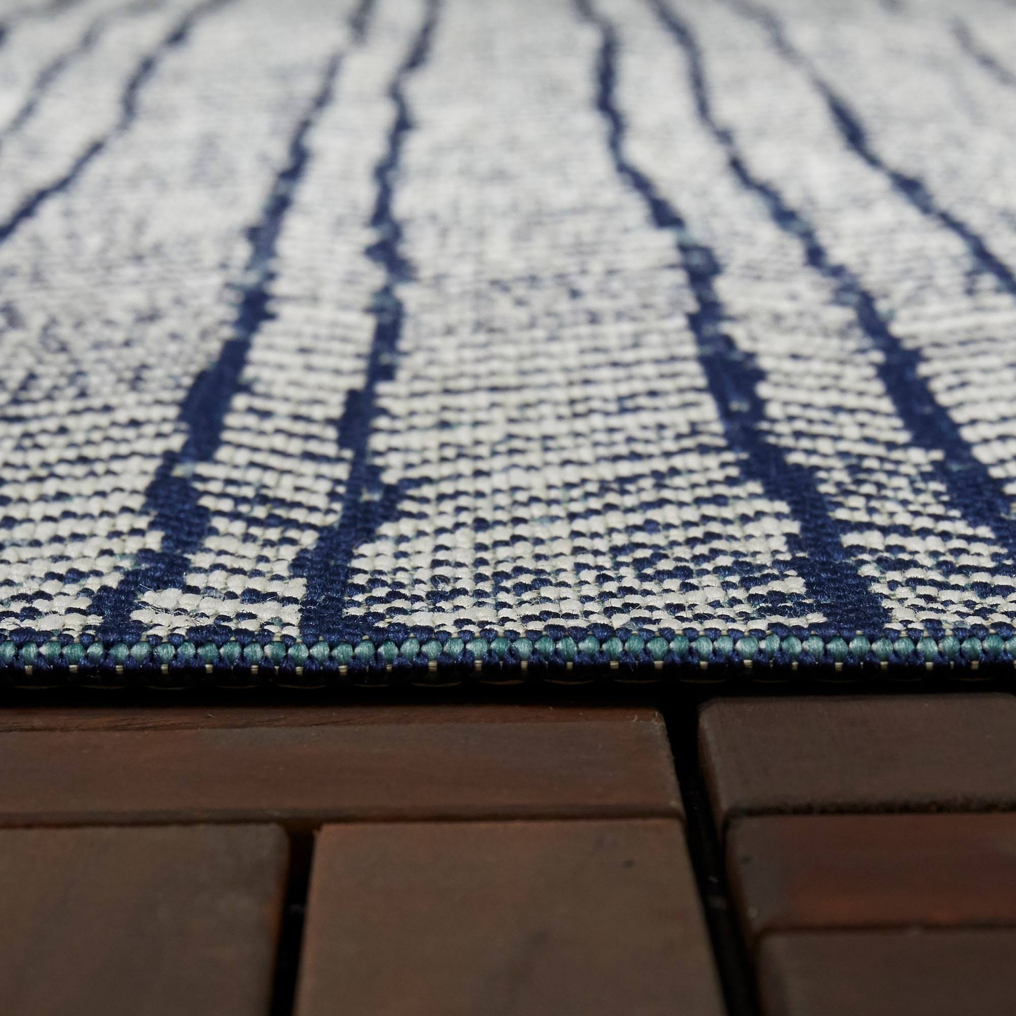 BALTA Yates Dark Brown 8 ft. x 10 ft. Contemporary Indoor/Outdoor Area Rug