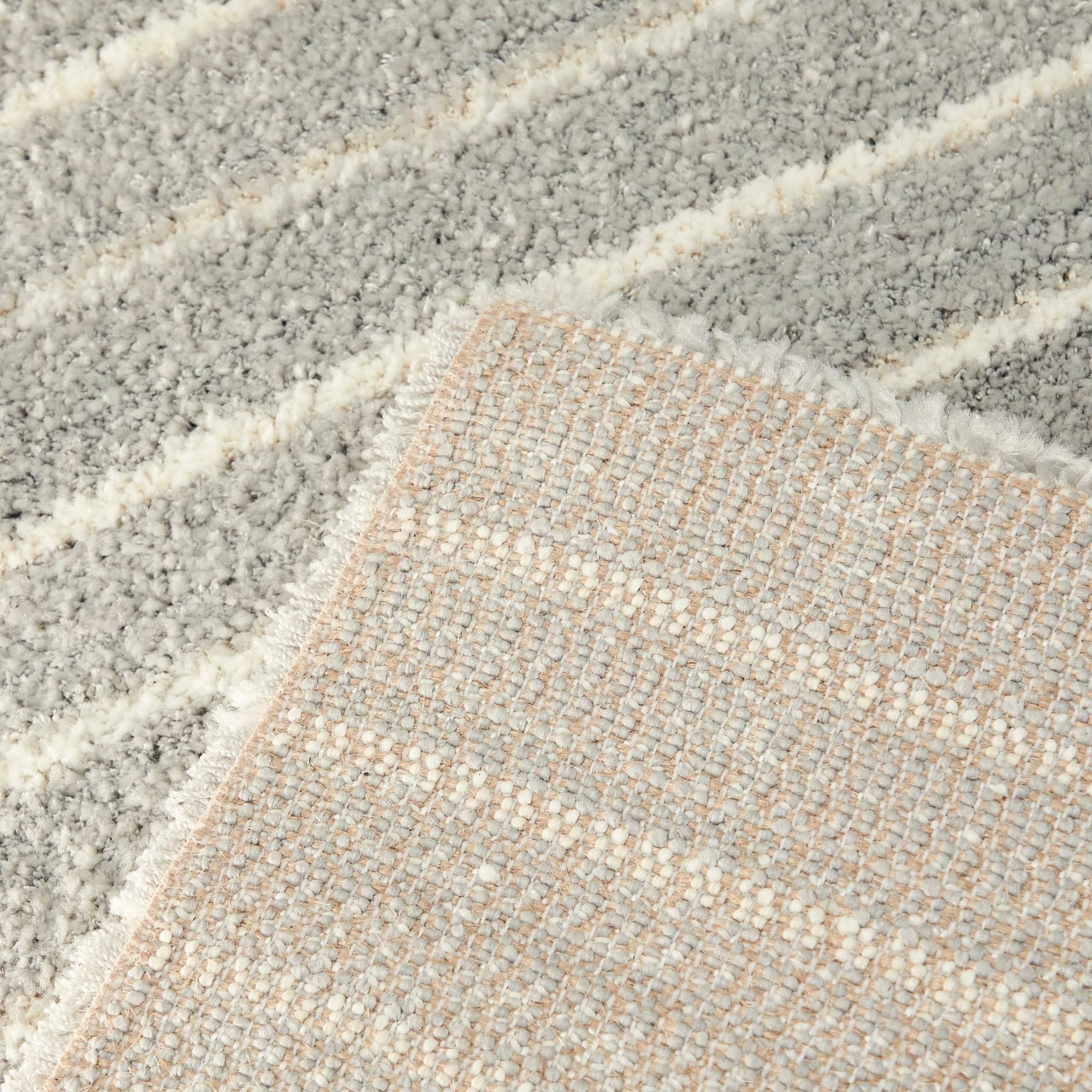 BALTA Chatham Grey 8 ft. x 10 ft. Modern Stripe Area Rug