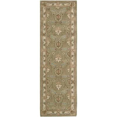 Constance Oriental Handwoven Wool Sage/Ivory Area Rug Birch Lane Rug Size: Runner 2&3x22 x 7&6x22