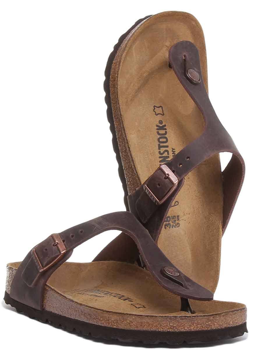 Birkenstock - Gizeh Oiled-Leather Brown / 38