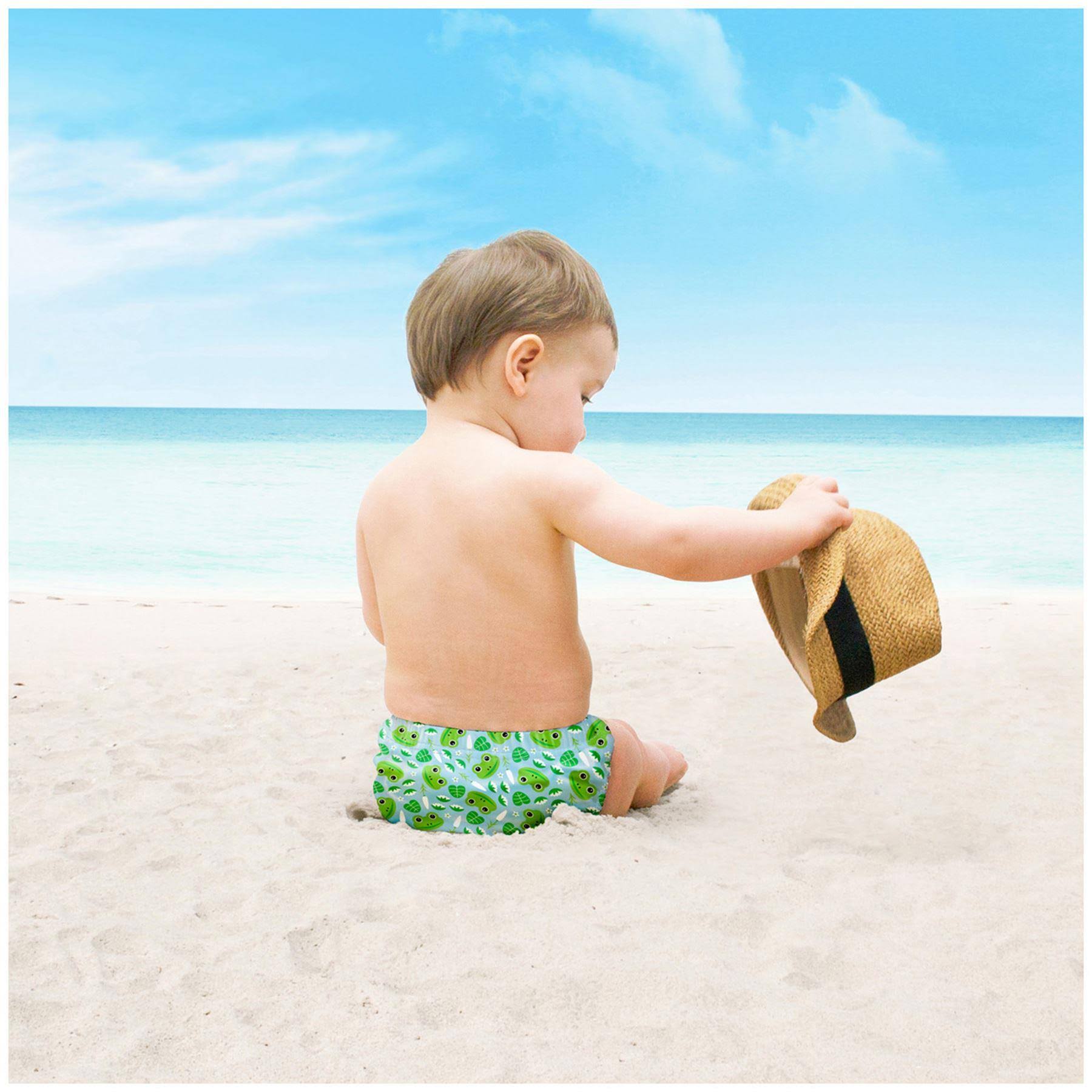 Bambino Mio , Reusable Swim Diaper, Leap Frog, Extra Large (2+ Years)