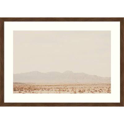 California Dreaming by Laura Evans - Picture Frame Photograph Print on Paper Birch Lane Format: Brown Framed, Size: 14x22 H x 19