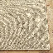 Trellis Sisal Rug Natural 5& x 8& - Ballard Designs