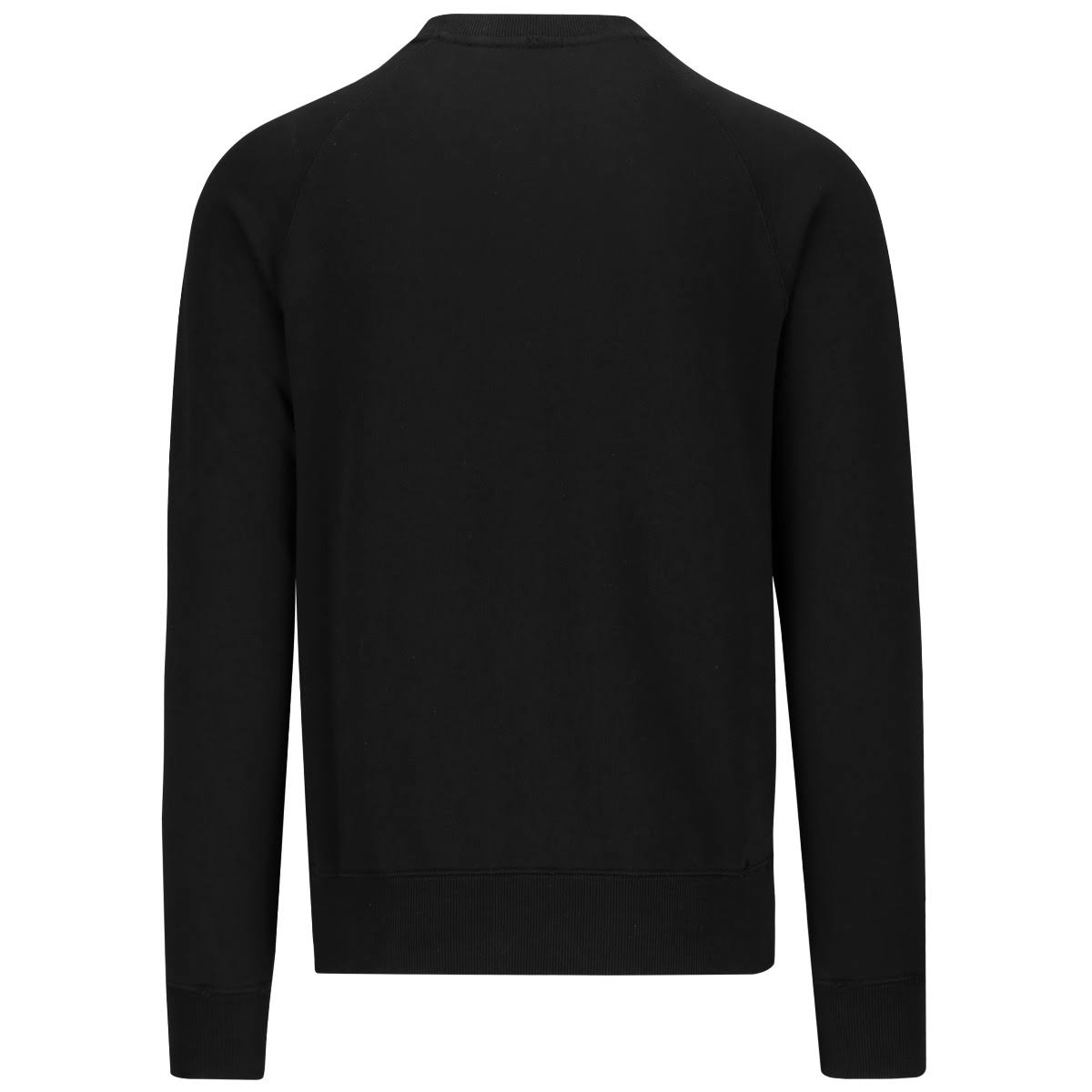 Balmain Cotton Sweatshirt with Laminated Logo