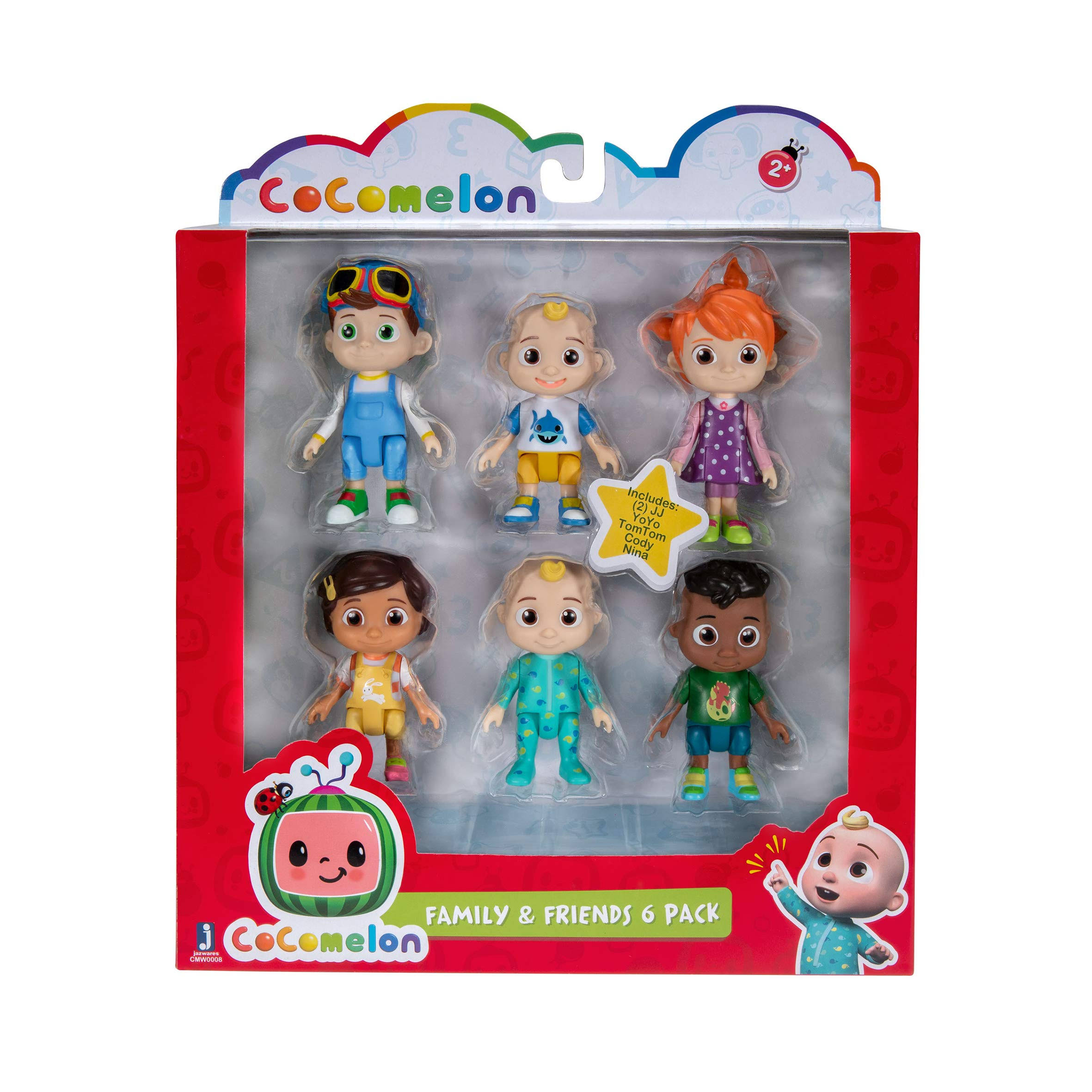 Cocomelon Family & Friends 6 Figure Pack