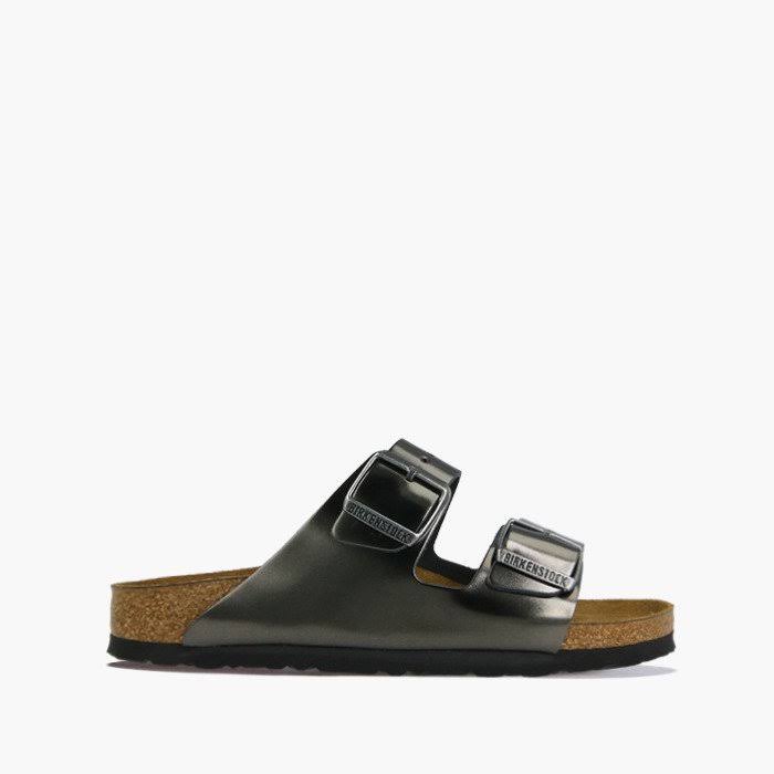 Birkenstock N Arizona Soft Footbed Metallic Anthracite / 41