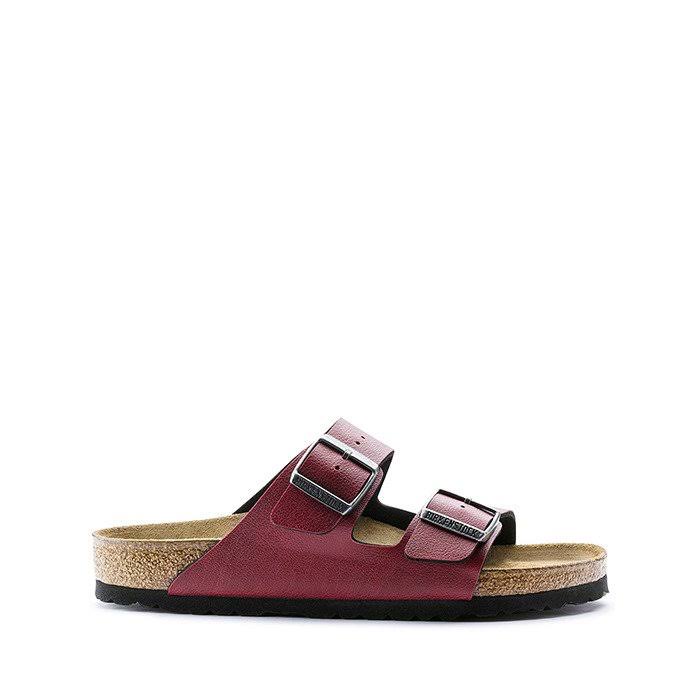 Birkenstock Arizona Narrow Fit - Pull Up Bordeaux 1000176 Size: 38 EU