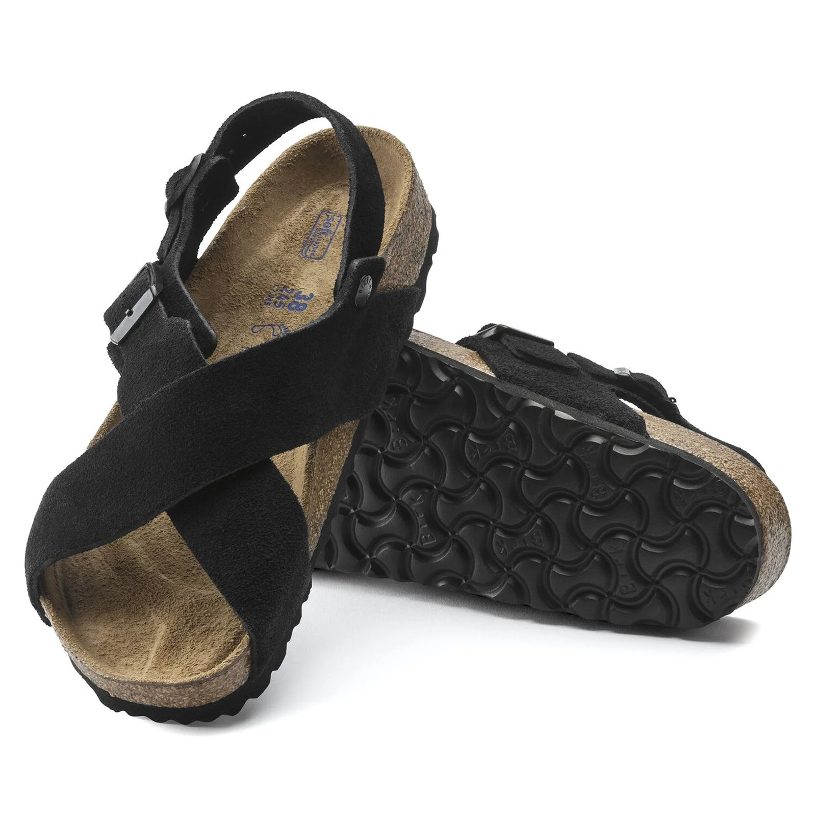 Birkenstock Womens Tulum SFB Black Sandals Size 40