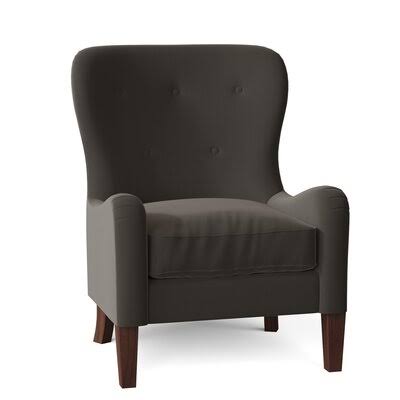 Gilliam 32x22 Wide Tufted Down Cushion Armchair Birch Lane Body Fabric: Spinnsol Iron