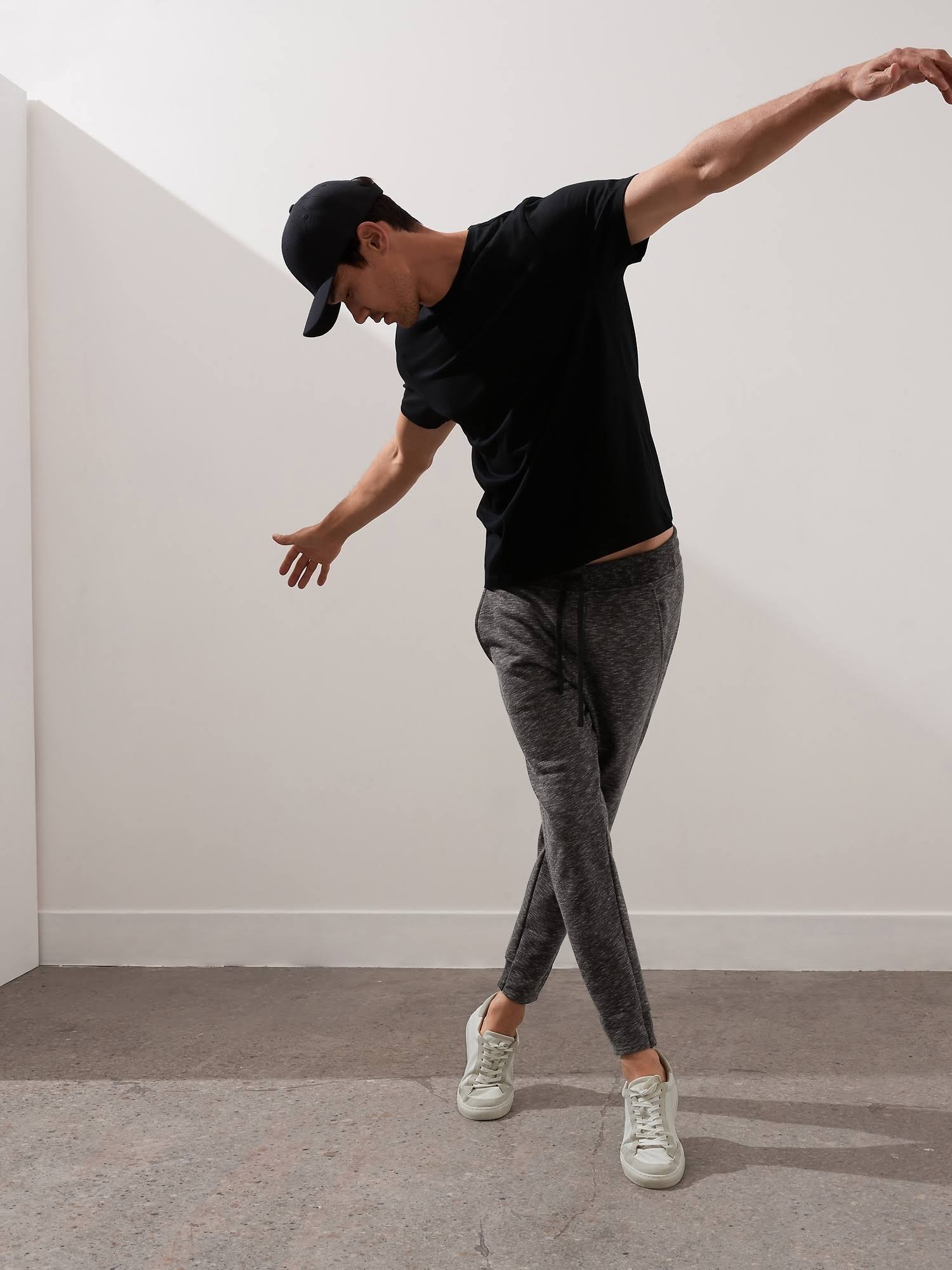 Banana Republic Men's French Terry Jogger Black Size Xs