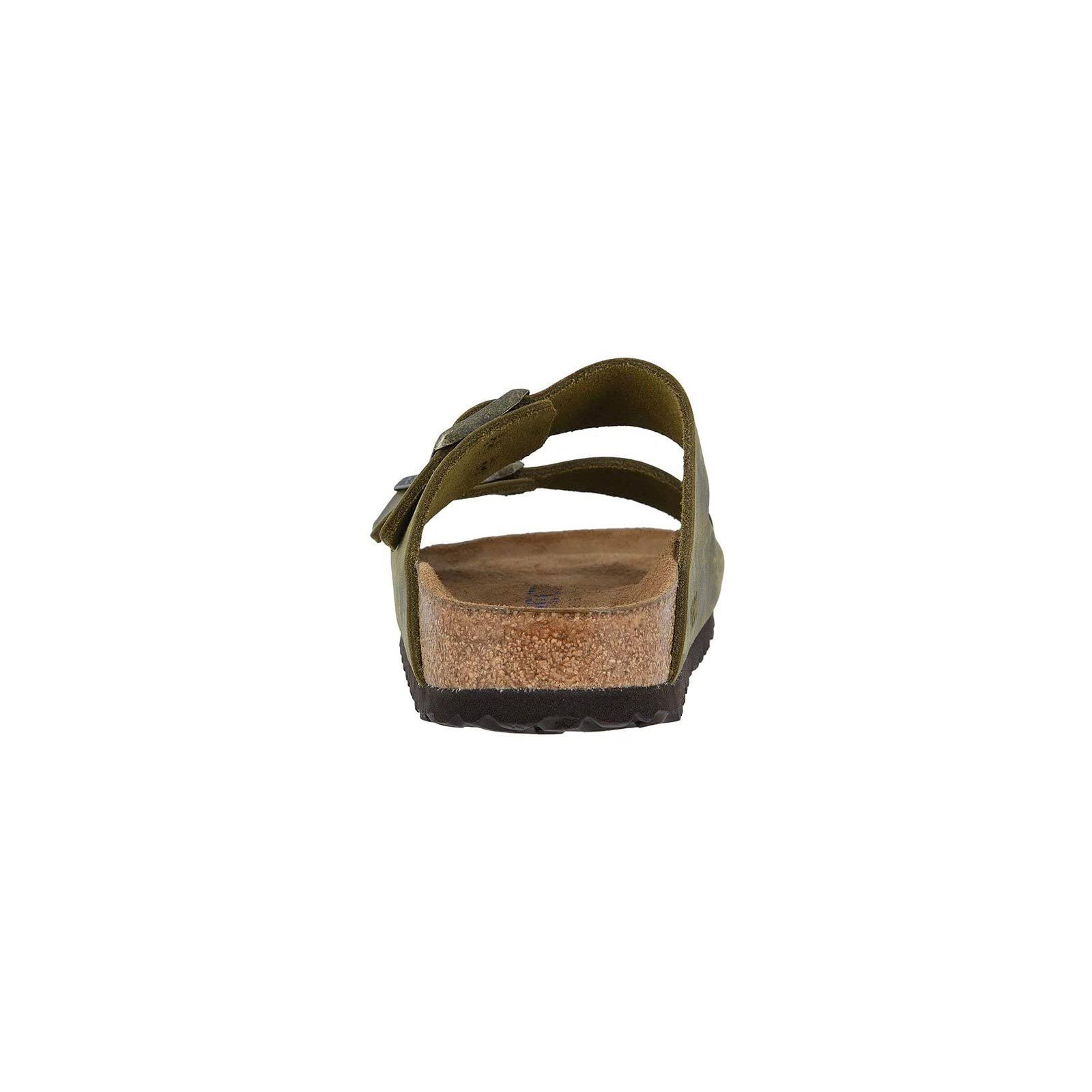 Birkenstock Arizona Soft Footbed (46 Jade Oiled Leather)