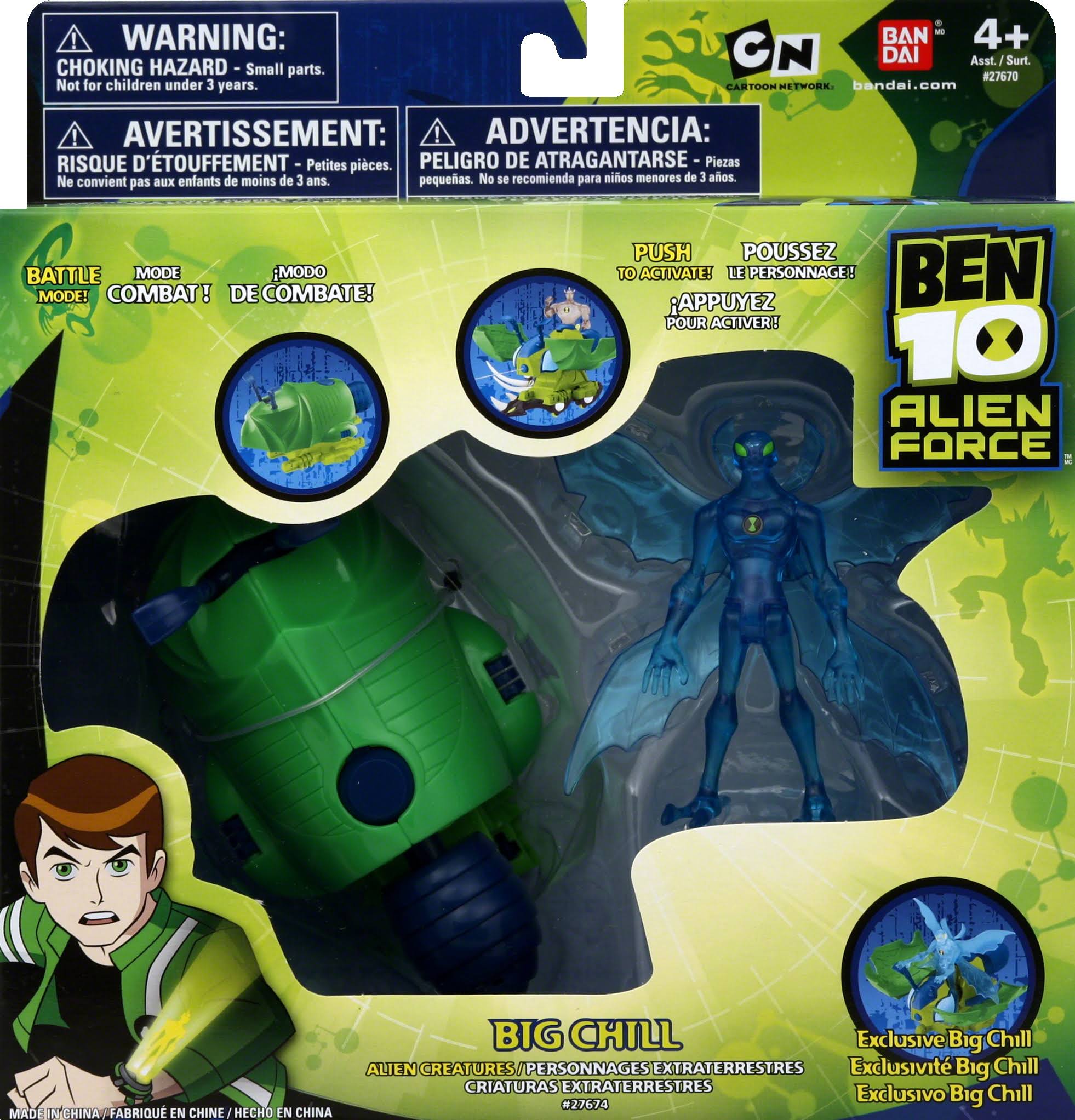 Bandai Ben 10 Alien Force Alien Creatures, Big Chill