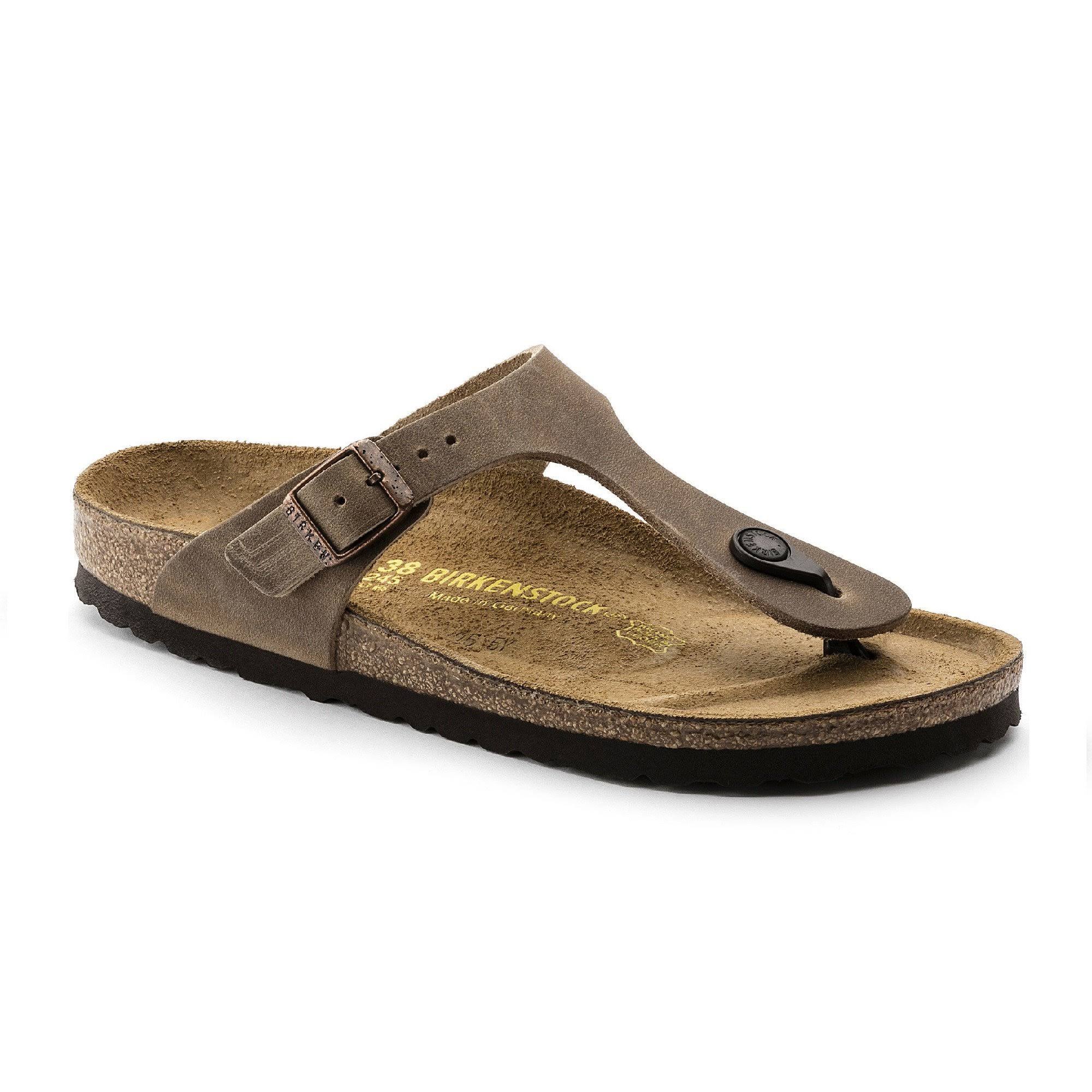 Birkenstock Women's Gizeh Tobacco Oiled Leather 42