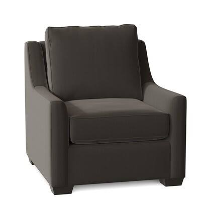 Birch Lane Godwin 33x22 Wide Armchair Body Fabric: Spinnsol Iron