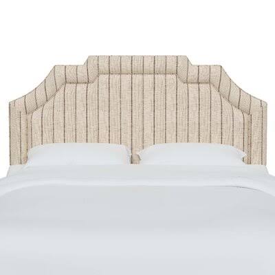 Birch Lane Keeling Upholstered Headboard Size: Twin, Upholstery: Goddard Parchment Stripe