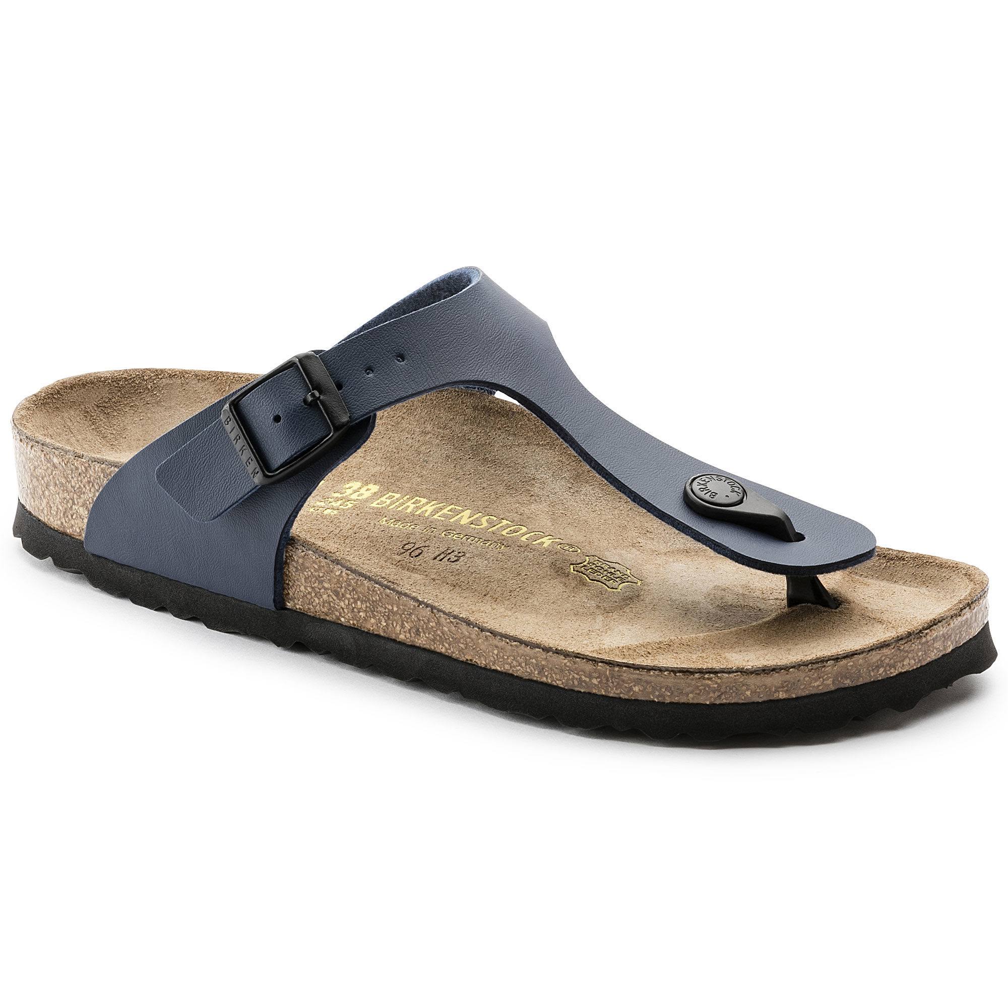 Birkenstock Thong Sandal Gizeh Blue Birko-Flor 35 EU / Regular