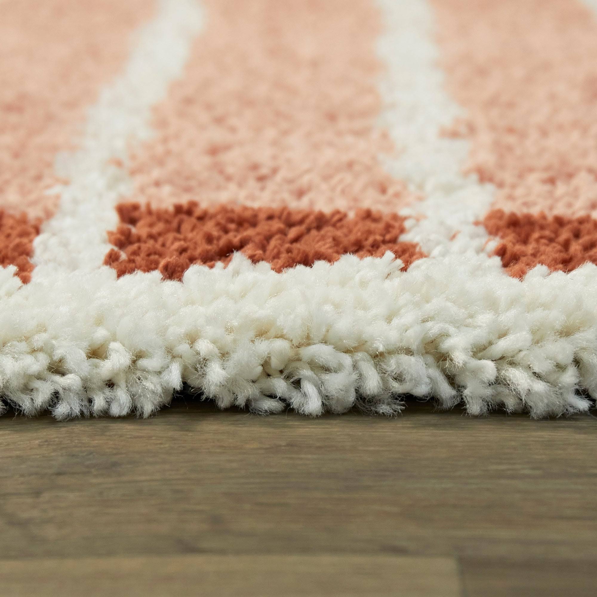 BALTA Oaklynn Pink 5 ft. x 7 ft. Contemporary Shag Area Rug