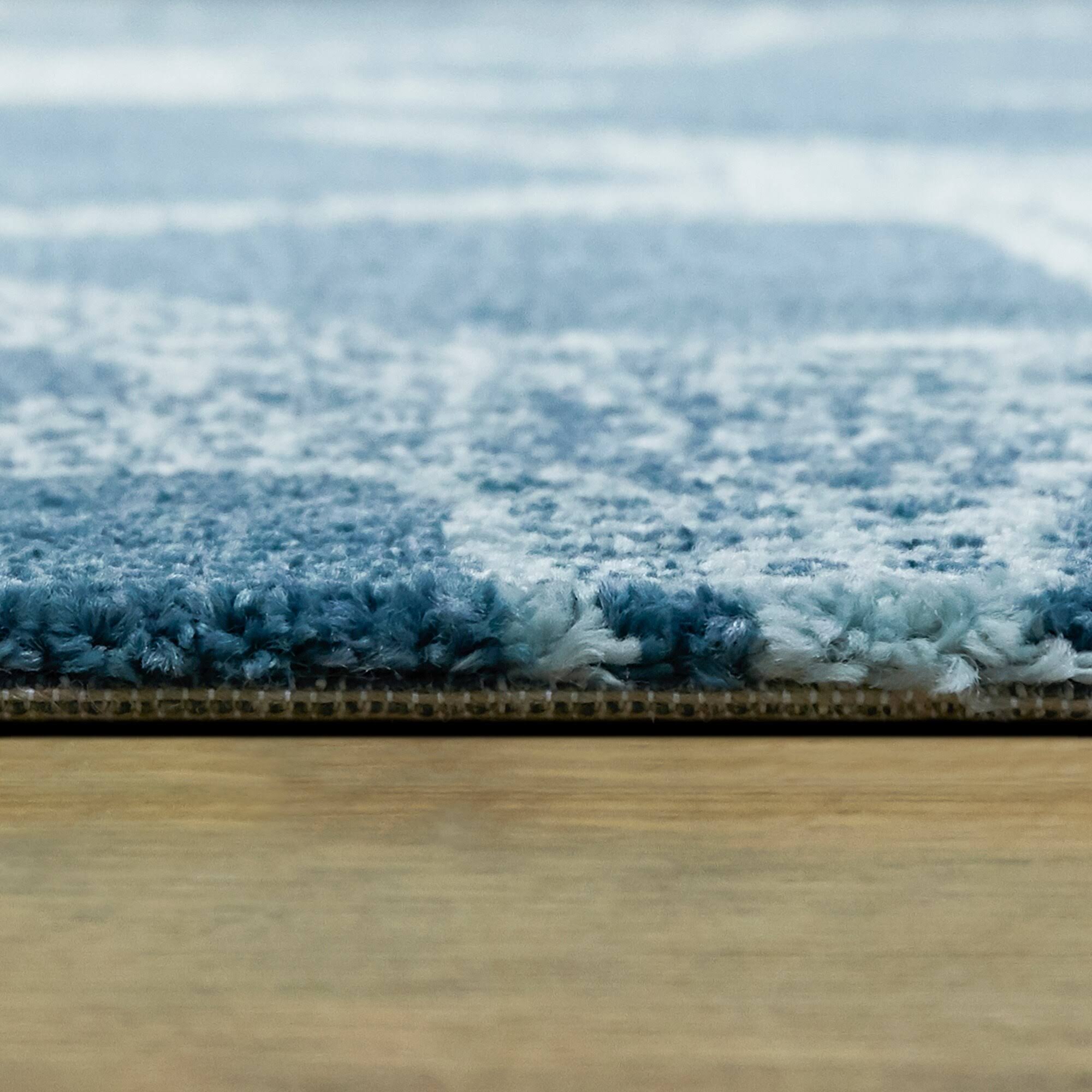 Balta Leyton Blue 8 ft. x 10 ft. Starfish Print Area Rug