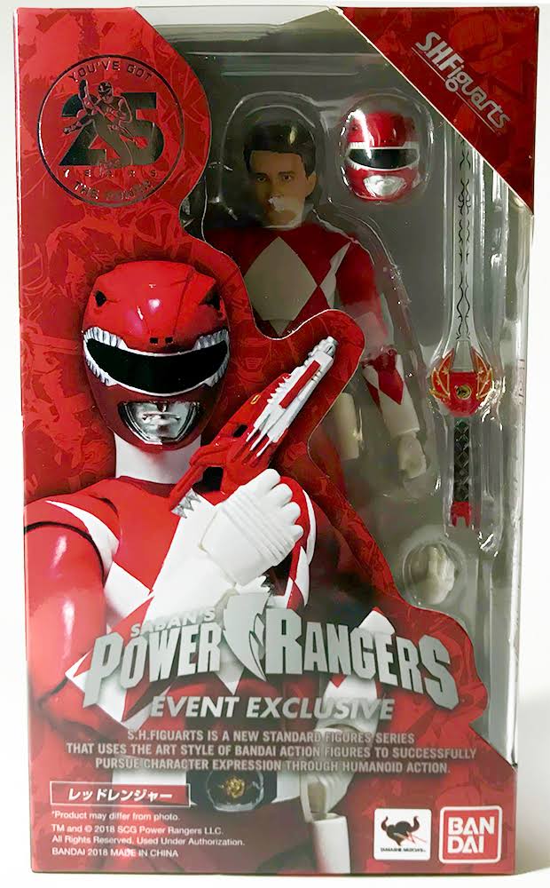 Power Rangers Red Ranger Sh Figuarts Figure - SDCC Exclusive