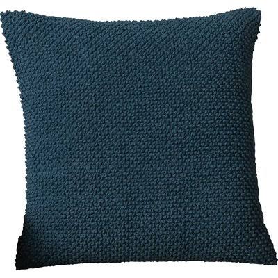 Arabi Cotton Throw Pillow Cover & Insert Color: Peacock Blue