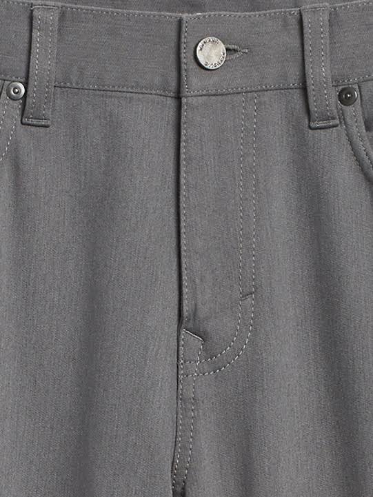 Banana Republic Men's Skinny Heathered Traveler Pant Smoke Gray Size 33W 32L