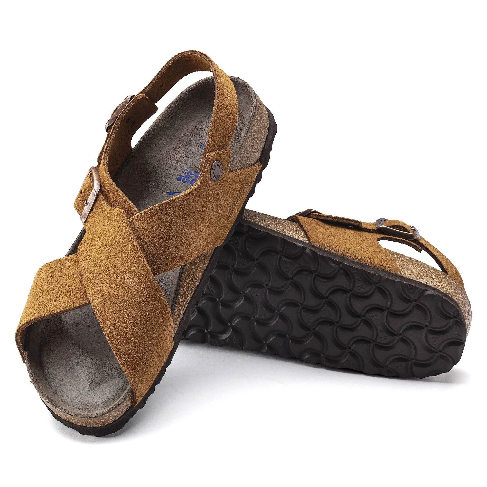 Birkenstock W Tulum SFB Suede - Mink - US 11 - Women