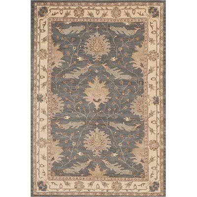 Constance Oriental Hand-Tufted Wool Blue Area Rug Birch Lane Rug Size: Rectangle 6&6x22 x 9&6x22