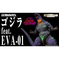 S.H.MonsterArts Godzilla feat.EVA-01