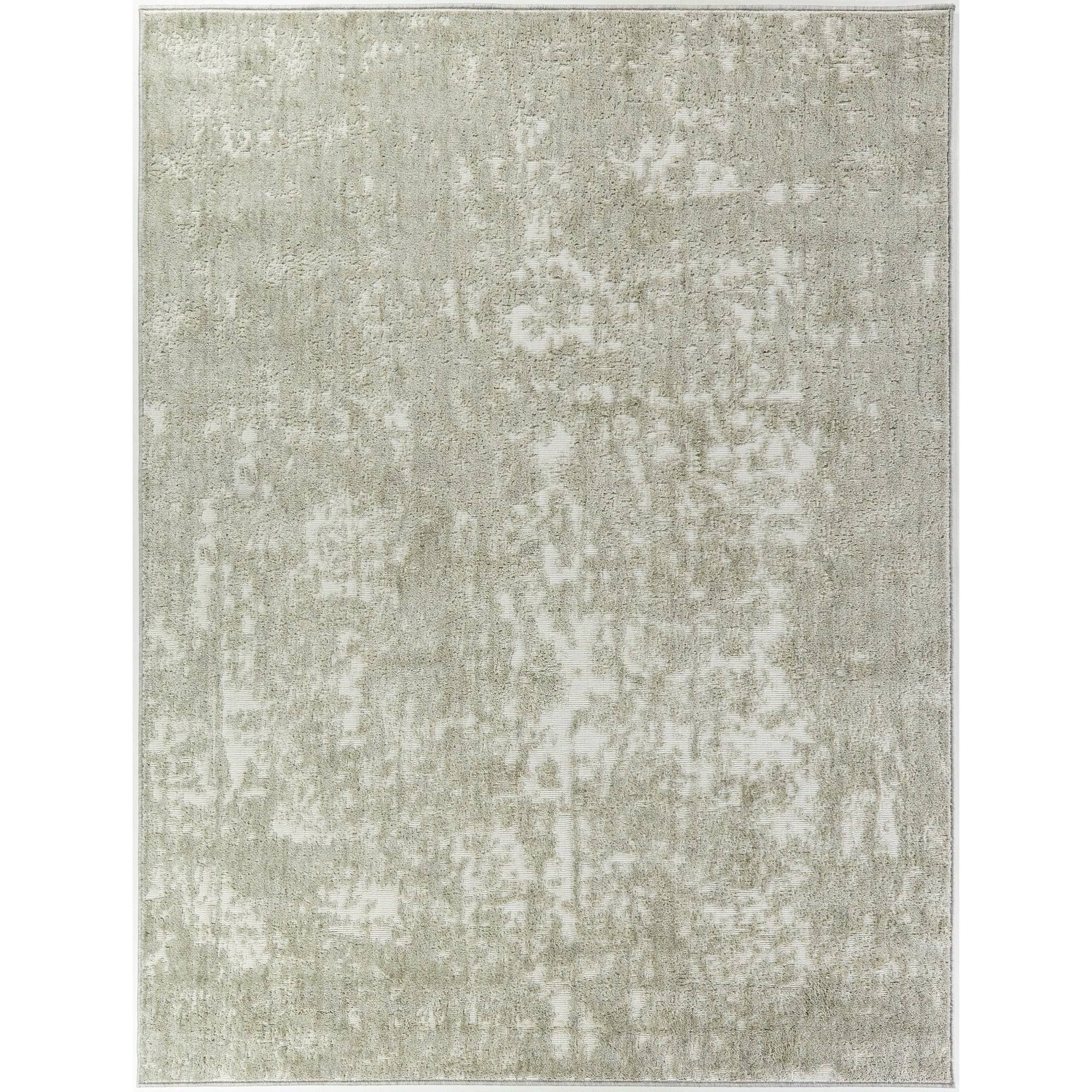 Leon Abstract Area Rug - 2&7x22 x 7& Runner - Black