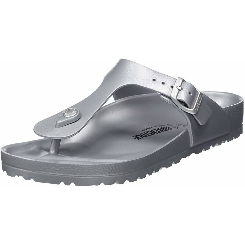 Birkenstock Gizeh Eva Ladies Sandals - Metallic Silver