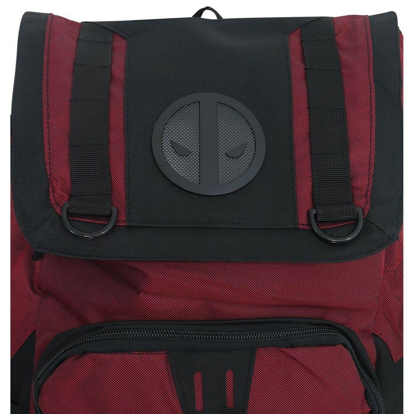 Marvel Black and Red Deadpool Backpack